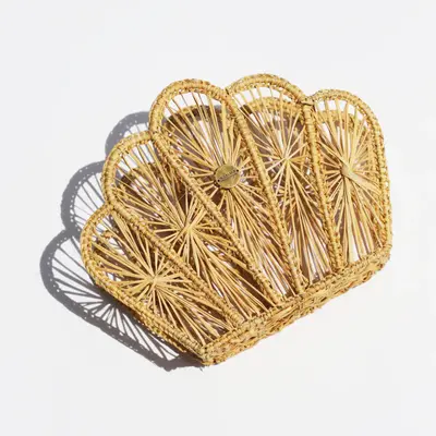 Shell Napkin Holder - Handmade | Color: Natural