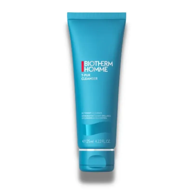 Biotherm T-Pur Purifying Light Foaming Gel for Men Minimizes Pore Size 125ml