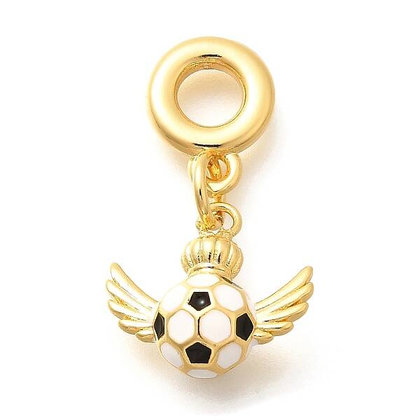 Brass Enamel Sport European Dangle Charms