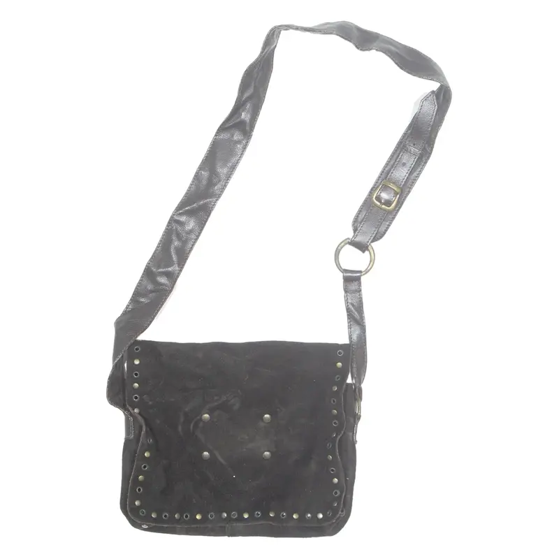 DOLCE & GABBANA Womens Shoulder Bag Brown Leather 90s