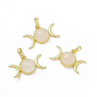 Natural Rose Quartz Pendants