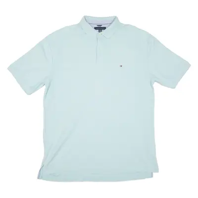 TOMMY HILFIGER Mens Polo Shirt Blue 2XL