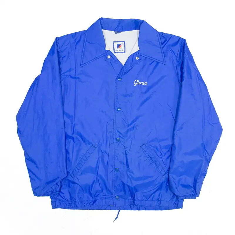 RENNOC Tappan NY Blue 90s Nylon Coach Jacket Womens M
