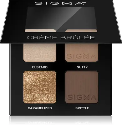 Sigma Beauty Quad Crème Brûlée eyeshadow palette 4 g