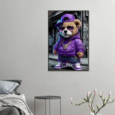 Street Style Bear Memory Art - Cool & Classic