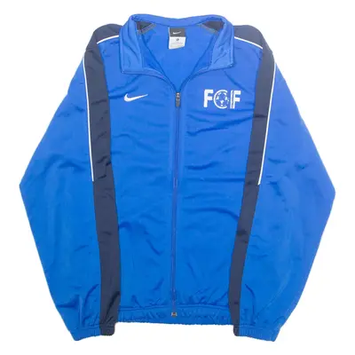 NIKE Boys Shell Jacket Blue XL