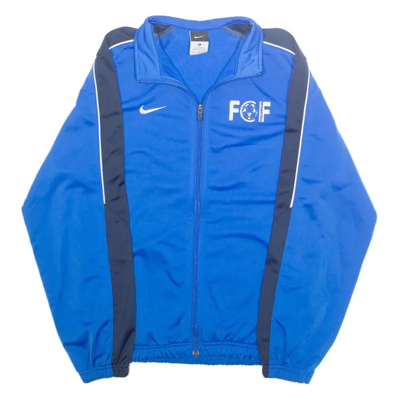 NIKE Boys Shell Jacket Blue XL