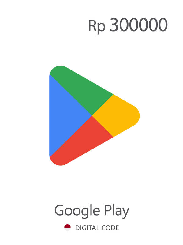 Google Play Gift Card ID 300000 IDR Indonesia | Google