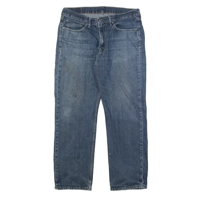 LEVI'S 514 Jeans Blue Denim Regular Straight Mens W36 L32