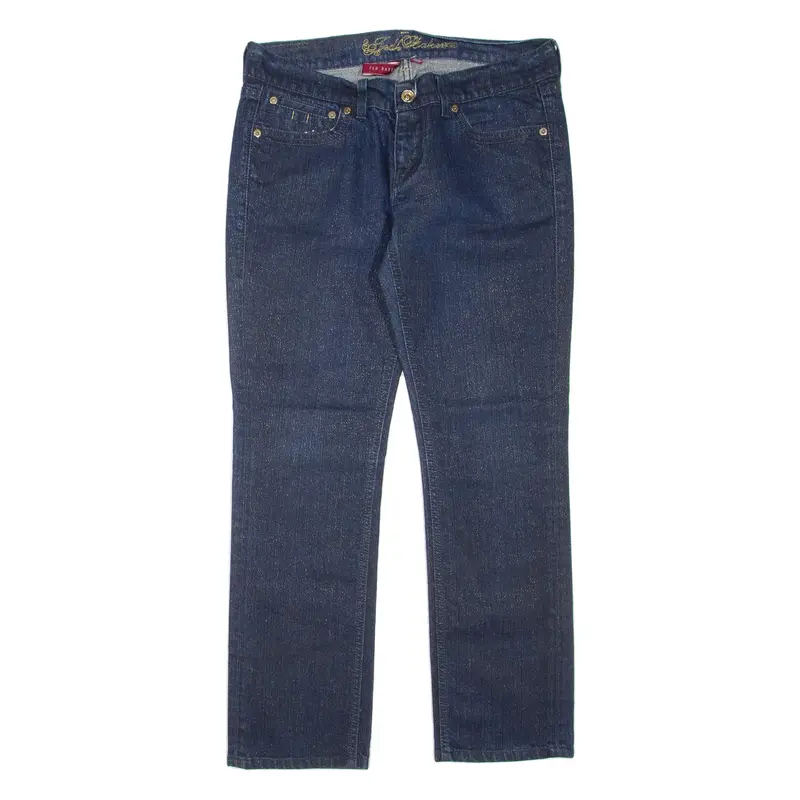 TED BAKER Glitter Womens Jeans Blue Regular Bootcut W30 L28