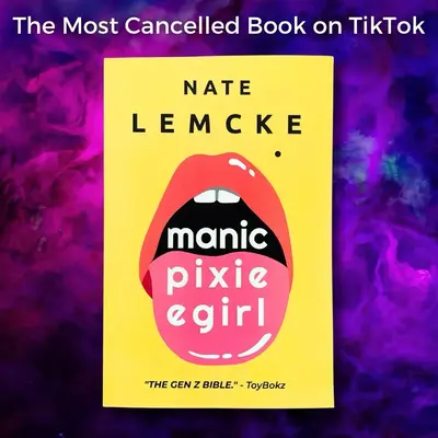 Manic Pixie Egirl: a tarot-themed adventure novel for jumping timelines (paperback, signed) fiction books bookish gift
