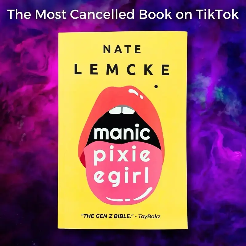 Manic Pixie Egirl: a tarot-themed adventure novel for jumping timelines (paperback, signed) fiction books bookish gift
