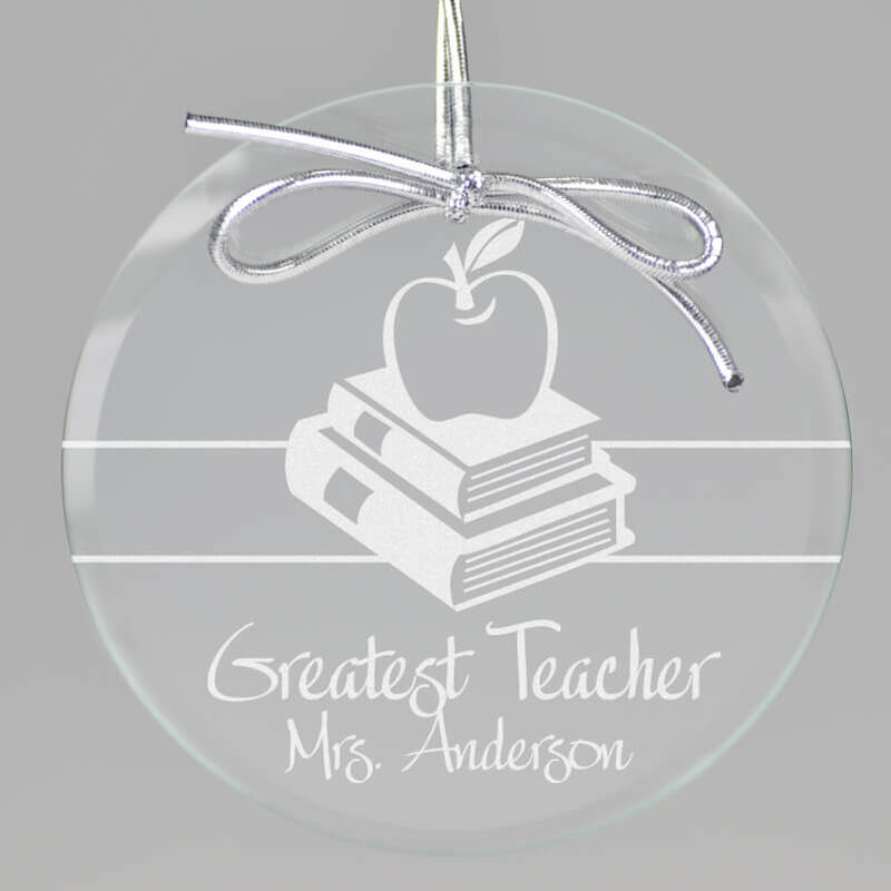 Teacher Keepsake Ornament - Circle