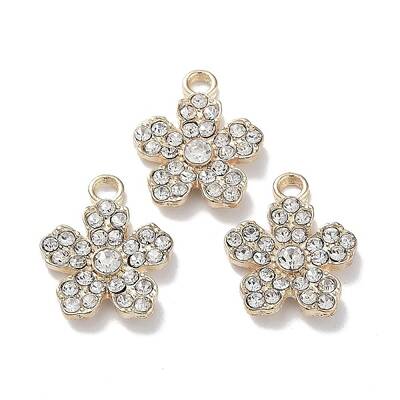 Alloy with Crystal Rhinestone Pendants