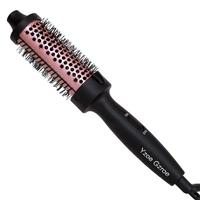 Thermal Brush, 1.5 inch Heated Round Brush with Detachable Head,200°C Heat Protection Frizz Free Shine, Easy to Create Blowo...