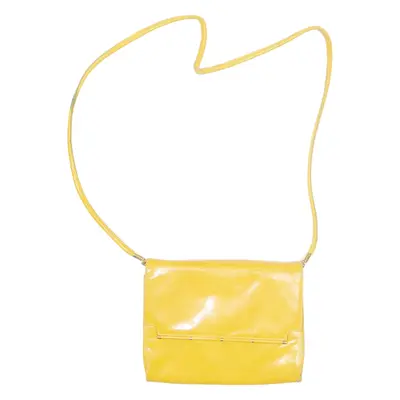 Womens Shoulder Bag Yellow Leather
