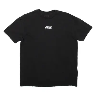 VANS Oversized Fit Mens T-Shirt Black XS