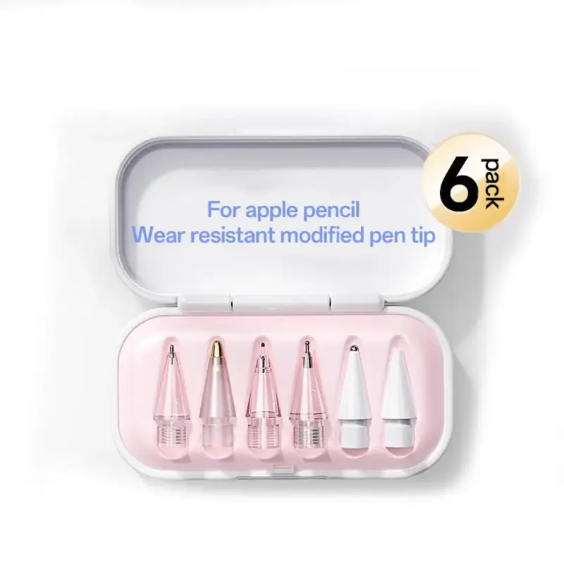 Replacement Pen Tip for Apple Pencil 1/2/Pro, Capacitive Pen Tip with Storage Box, Metaling Modification Replacement Stylus�...