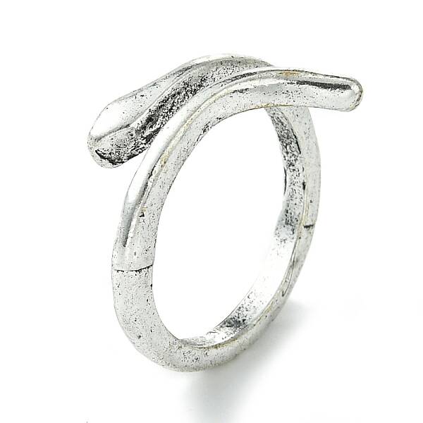 Snake Alloy Open Cuff Rings