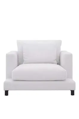 Modern White Accent Armchair | Eichholtz Endless