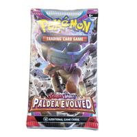 Pokémon Trading Card Game - Paldea Evolved Booster Pack Featuring Meowscarada, Skeledirge, Quaquaval, Forretress, Slowking, ...
