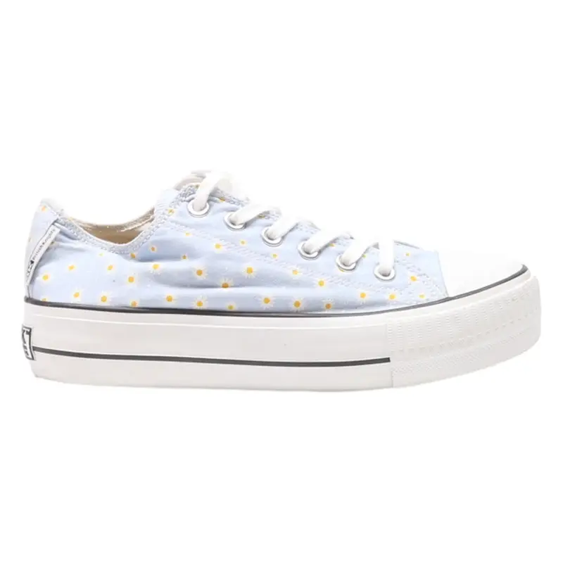 BRITISH KNIGHTS Low Top Trainers Blue Canvas Girls UK 6