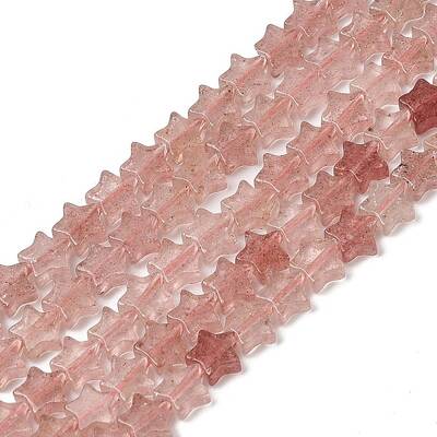 Natural Strawberry Quartz Beads Strands