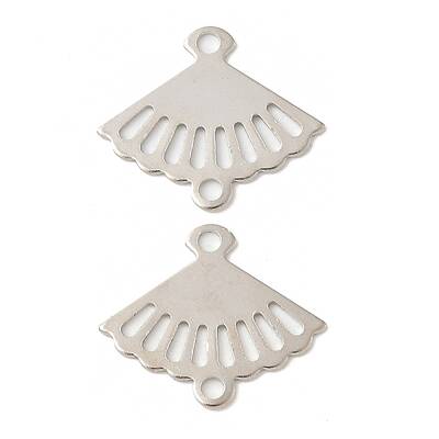 Brass Laser Cut Hollow Connector Charms