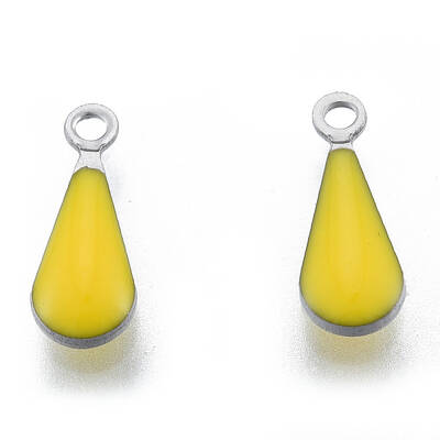 304 Stainless Steel Enamel Charms