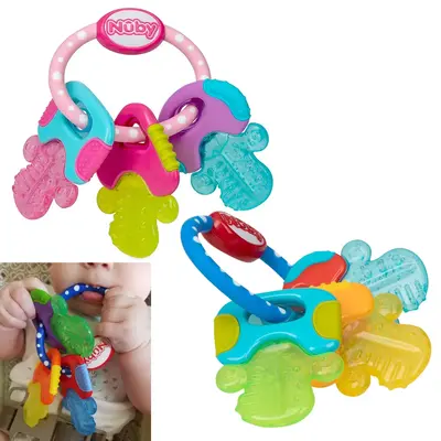 Baby Gel Teether Keys toy - Perfect Teething Toy for Babies - Safe, Fun, and Soothing Teething Toy