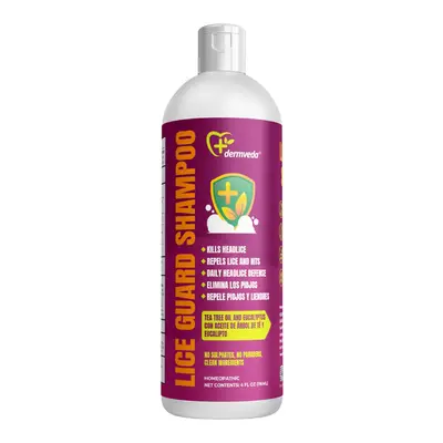 Medicated Lice Treatment Shampoo for Adults & Kids – Lice Killing, Over‑the‑Counter Head Lice Shampoo & Deterre...