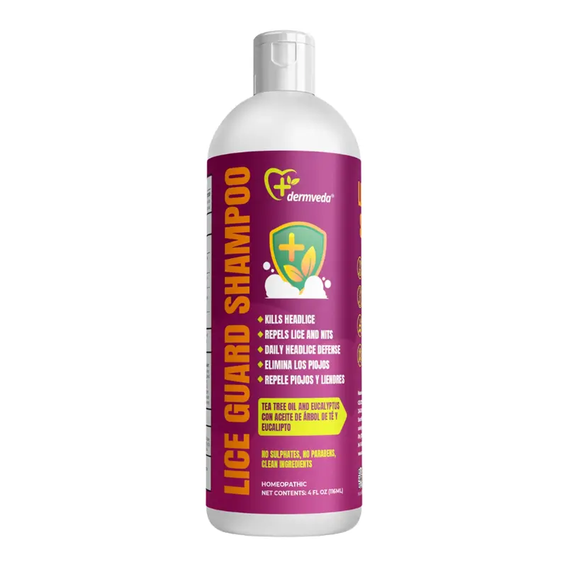 Medicated Lice Treatment Shampoo for Adults & Kids – Lice Killing, Over‑the‑Counter Head Lice Shampoo & Deterre...