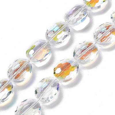 Faceted Glass Beads Strands