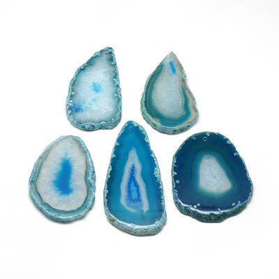 Druzy Natural Brazilian Agate Pendants