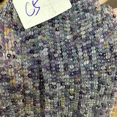 Natural Fluorite Beads Strands