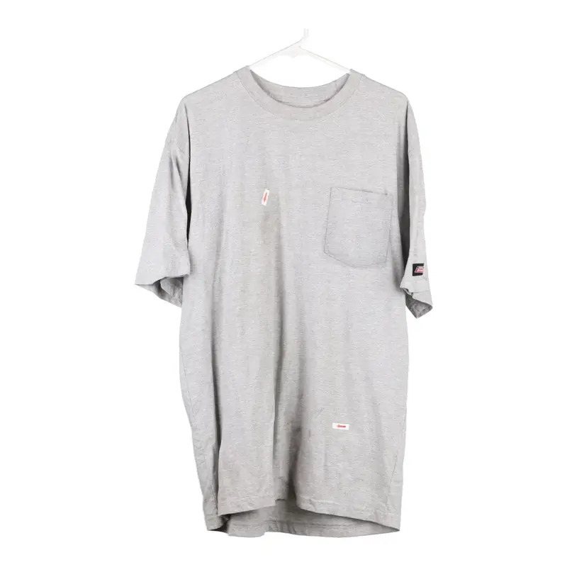 Dickies T-Shirt - XL Grey Cotton Blend