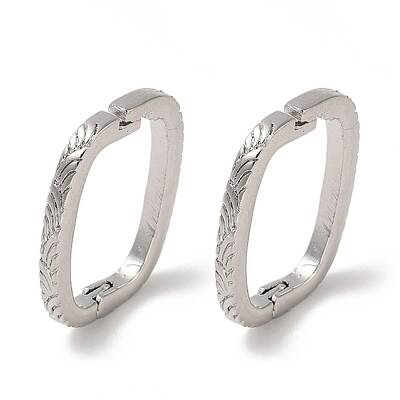Brass Twister Clasps