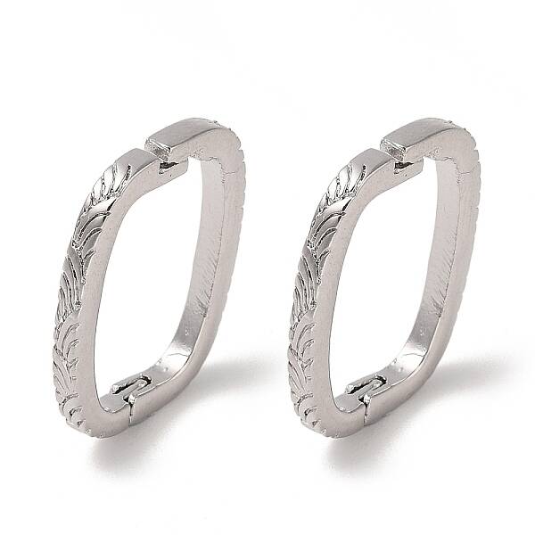 Brass Twister Clasps