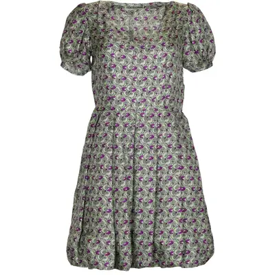Unbranded Mini Dress - Medium Green Polyester Blend