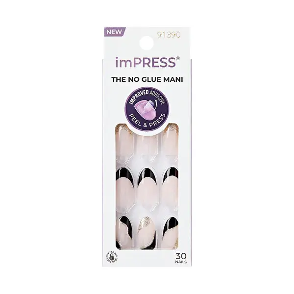 Kiss Unghie Autoadesive Impress Nails (Illusion) 30 Pezzi