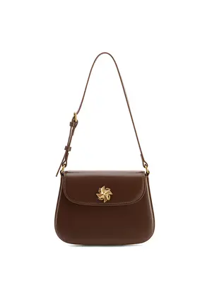 Smting flap shoulder bag with Windmill Lock