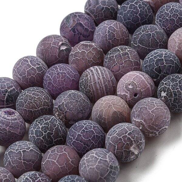Natural Weathered Agate Beads Strands