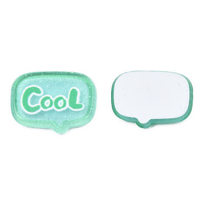 Transparent Printed Acrylic Cabochons