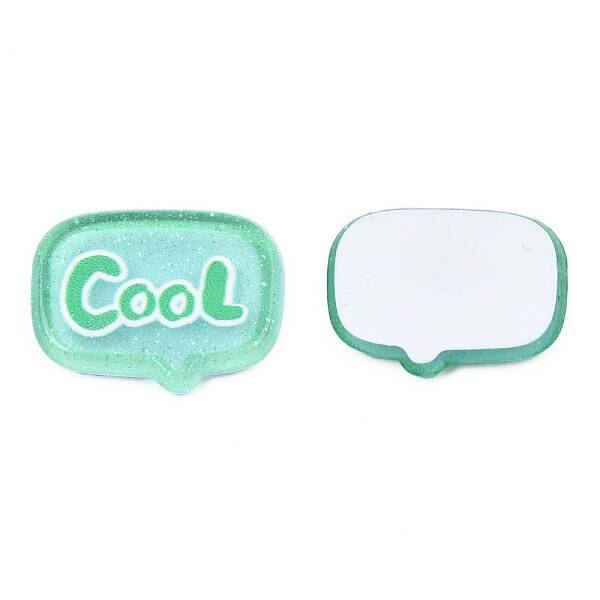 Transparent Printed Acrylic Cabochons