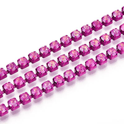 Iron Rhinestone Cup Chains