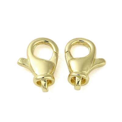 Brass Lobster Claw Clasps