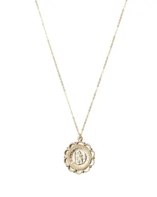 San Cris Long Necklace | Metal Color: Gold