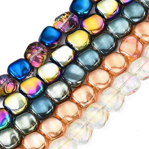 Electroplate Glass Beads Strands