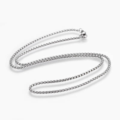 Non-Tarnish 304 Stainless Steel Box chain Necklaces