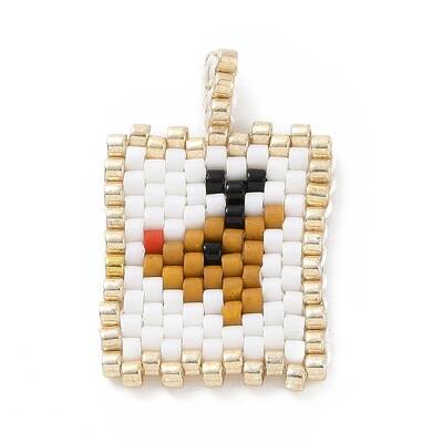 Christmas Theme Handmade MIYUKI Japanese Seed Loom Pattern Seed Beads